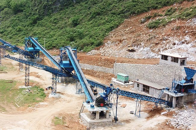 廣西時產500噸碎石生產線 廣西時產500噸碎石生產線