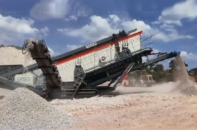 移動破碎篩分站