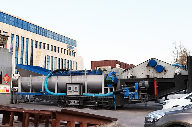 移動式螺旋洗石機