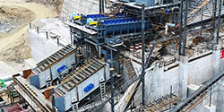 湖北松滋夢皓礦業(yè)時產(chǎn)2000噸砂石設備生產(chǎn)線