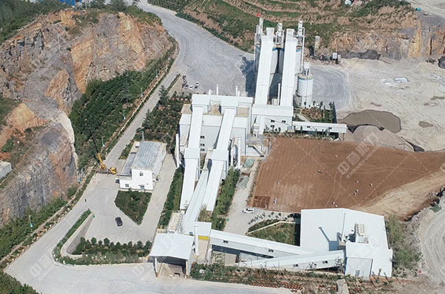 登封嵩基建材二期時產1300-1500噸骨料生產線