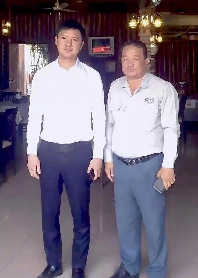 柬埔寨三星將軍NIM MENG接待張治民董事長