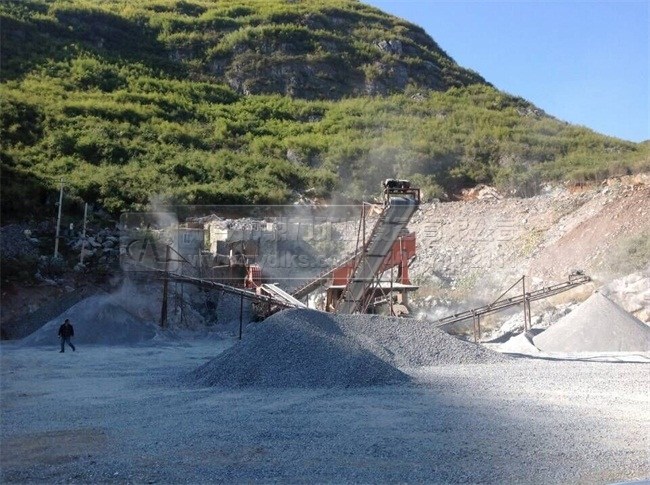 鼎力石料生產線