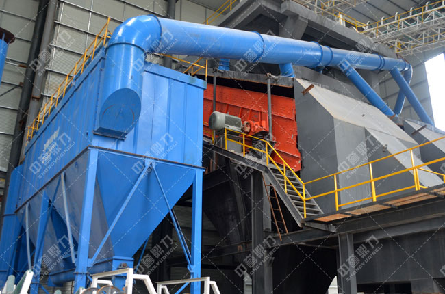 河北白沙時產3000噸石料生產線篩分除塵