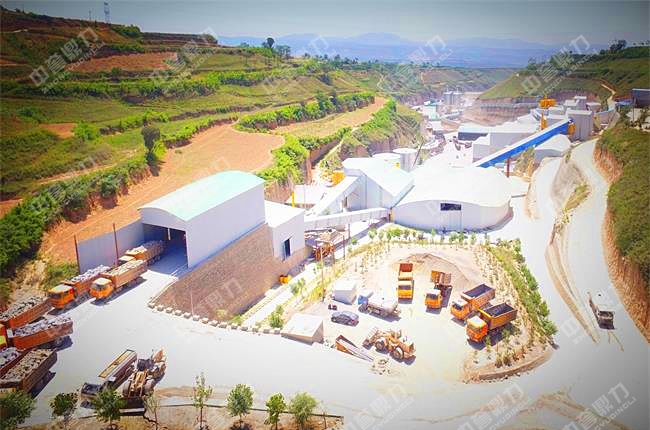 銅川時產(chǎn)800噸石灰石破碎生產(chǎn)線