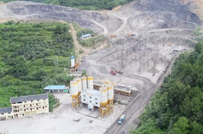 星金建材生產線航拍