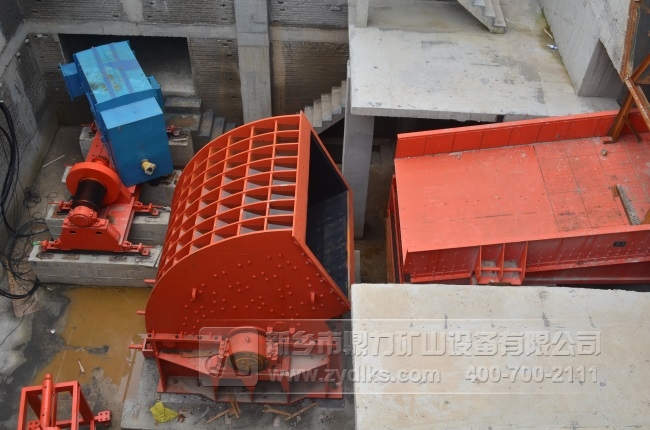 PCZ2125重錘破碎機使用現場