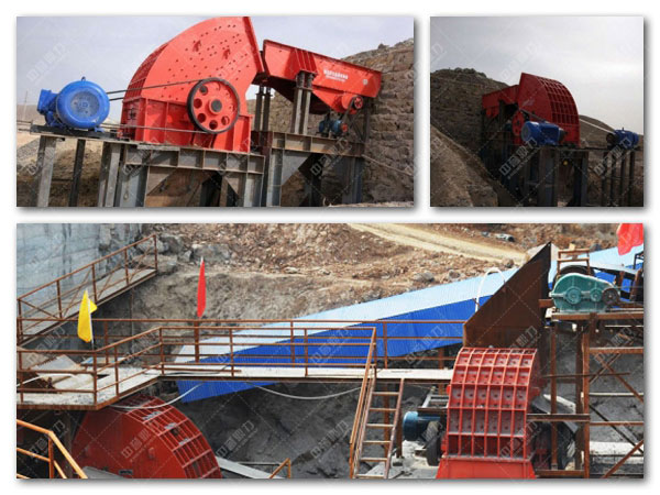 不同型號(hào)的破碎機(jī)