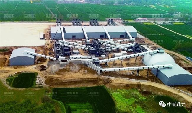 駐馬店惠豐礦業已經投產的大型砂石骨料生產線