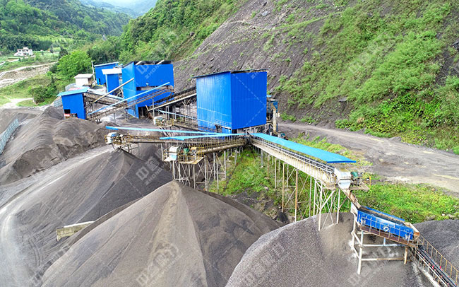 大型石子破碎機生產線