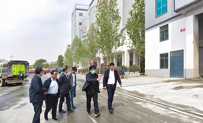 平頂山市石龍區考察團蒞臨中譽鼎力調研