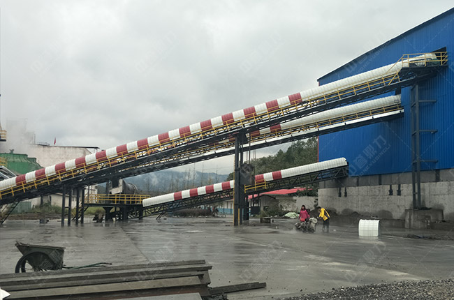 湖南懷化大盛建材日產萬噸石子生產線 湖南懷化大盛建材日產萬噸石子生產線