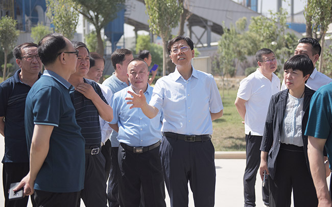 山西朔州朔城區(qū)導蒞臨中譽鼎力考察